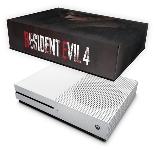 Capa Anti Poeira e Skin Xbox One X - Resident Evil 4 Remake em