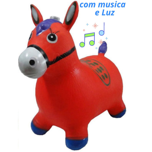 Cavalo brinquedo pula pula