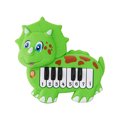 Piano Teclado Educativo Musical Animal Rosa Braskit 6408