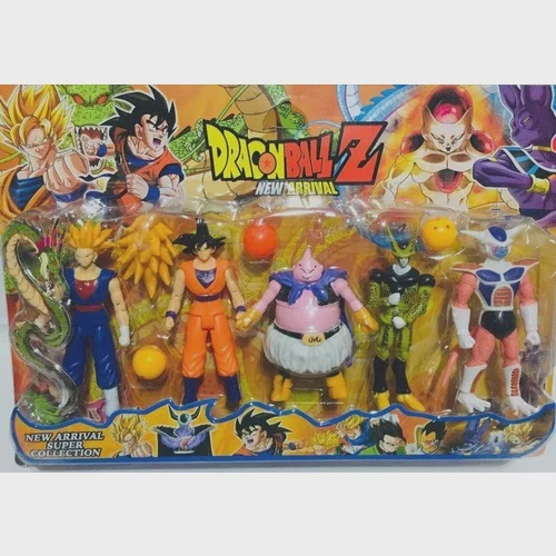 Kit Boneco Dragon Ball Z Action figure Goku, Cell, Goku Black