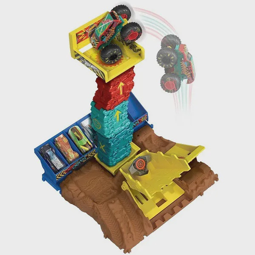 Pista Hot Wheels Monster Trucks Arena Gor-zilla HPN71 Mattel no Shoptime