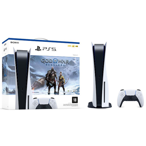 Console Playstation 4 + God of war ragnarok + 2 Controles Sem Fio Dualshock  4 Preto em Promoção na Americanas