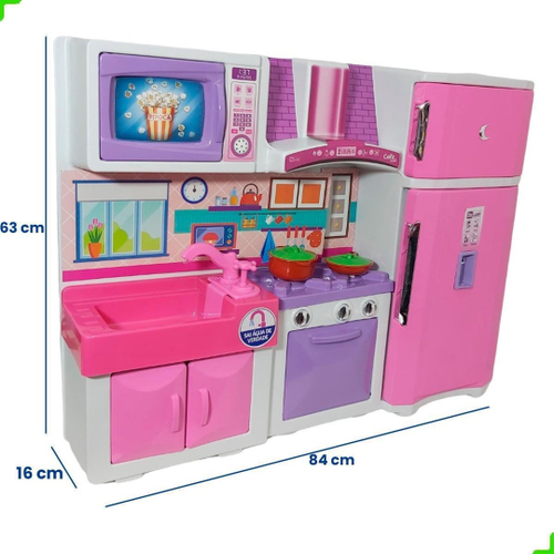 Kit Jogo De Cozinha Infantil Completo Para Comidinha Le Chef