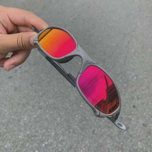 Oculos de Sol Oakley Juliet Xmetal Vermelha Double X Mandrake em Promoção  na Americanas