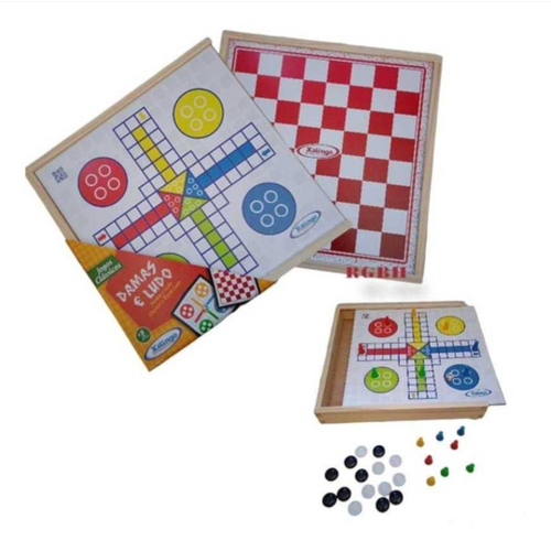 Jogos Dama e Ludo - Xalingo - STEM Toys - Brinquedos Educativos e STEAM