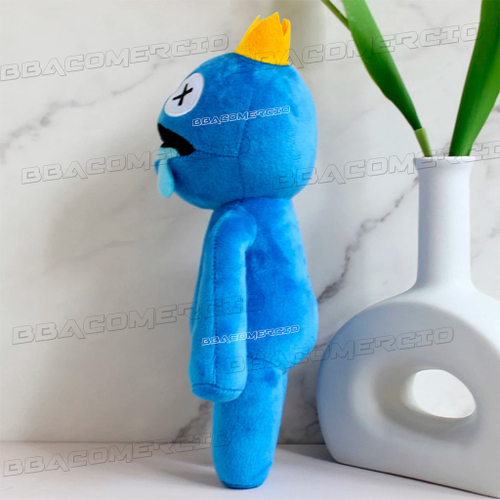 Pelúcia Rainbow Friends Roblox Monstro Blue Azul Babão 30cm