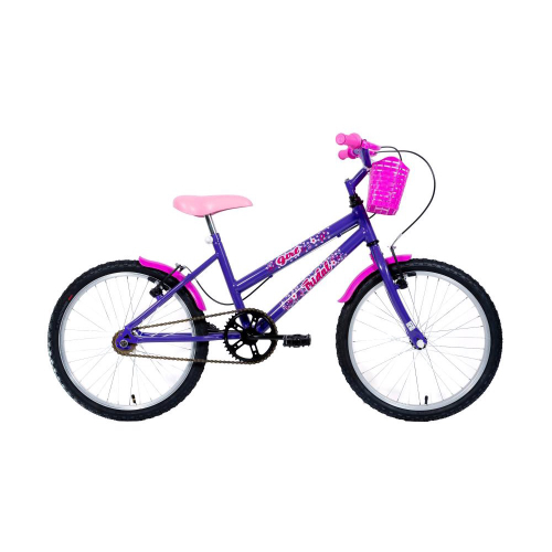 Bicicleta Aro 20 Cindy Azul e Roxo Track Bikes