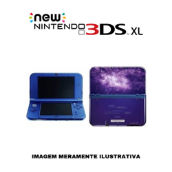 Nintendo New 3DS xl- Galaxy Style Violeta/Azul Menor preço em Nintendo New 3DS xl- Galaxy Style Violeta/Azul