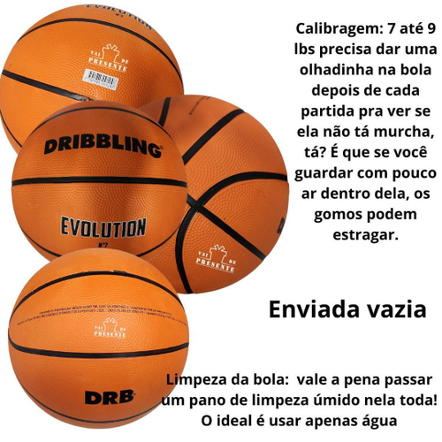 Bola De Basquete Tamanho Oficial Reforçada Top Dribbling em