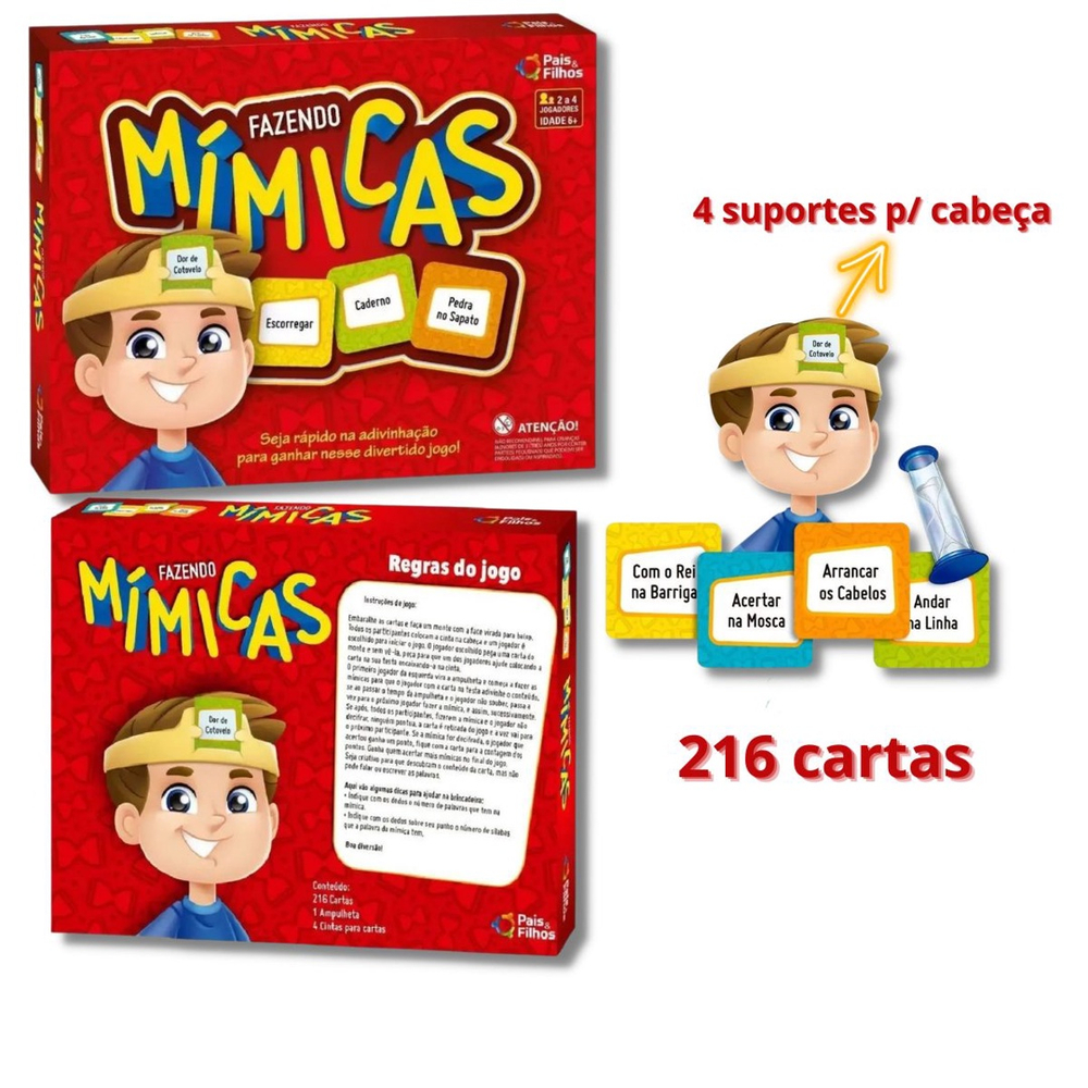 Jogo cartas da idade brincadeira em Promoção na Americanas