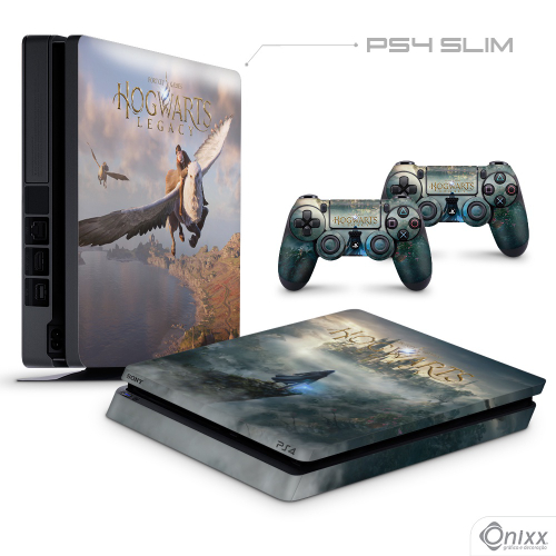 KIT PS5 Capa e Case Controle - Hogwarts Legacy - Pop Arte Skins