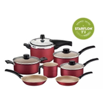 Jogo de panelas Turim 7 peças de aluminio com Antiaderente Starfoln T1 Tramontina