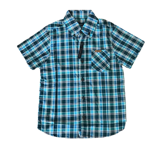 Camisa MC Infantil Dame Dos Xadrez Masculino REF6816 - Toca Da Coruja