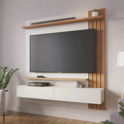 Painel para TV até 65 Polegadas 02 Portas Basculantes 02 Prateleiras Juriti Colibri Menor preço em Painel para TV até 65 Polegadas 02 Portas Basculantes 02 Prateleiras Juriti Colibri