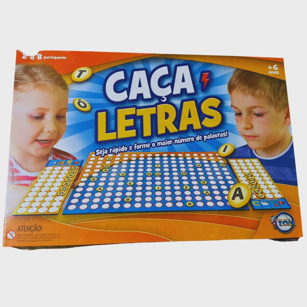 Jogo Educativo Pedagógico Forma Palavras Com 120 Letras Toia