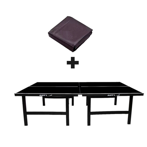 Mesa ping pong especial cor preta mdp 15MM - 1010 klopf + kit tênis de mesa  - 5030 em Promoção na Americanas