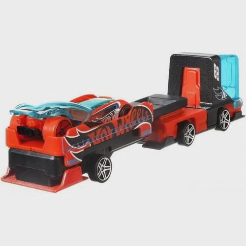 Caminhão Transportador Hot Wheels + 1 carro em Promoção na Americanas