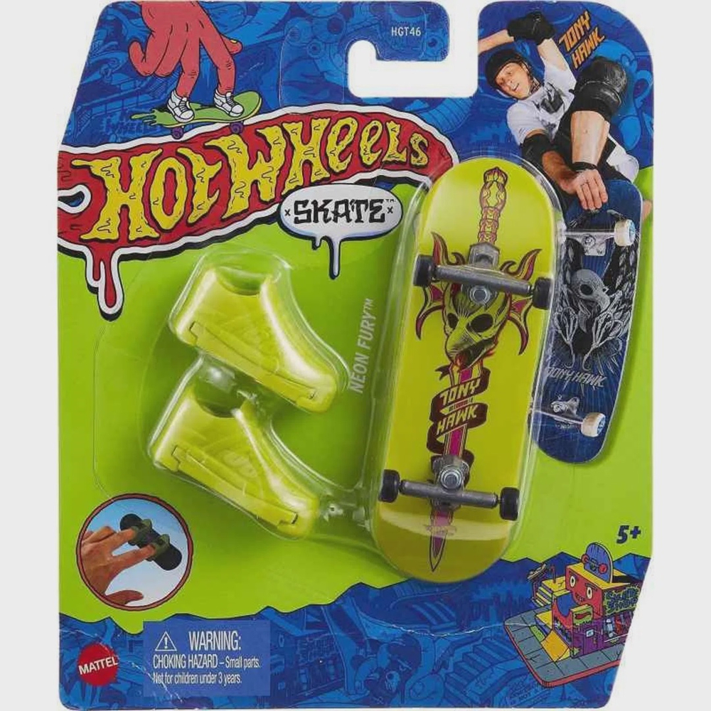 Hot Wheels Skate De Dedo Com Tenis Marvel Homem Aranha Hnl77 em