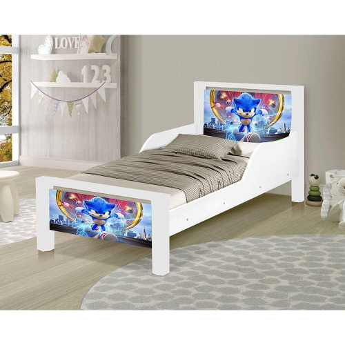 Franco Jogo de cama infantil super macio Micro Raschel, 116,8 cm x 152,4  cm, Sonic The Hedgehog, anime : : Brinquedos e Jogos