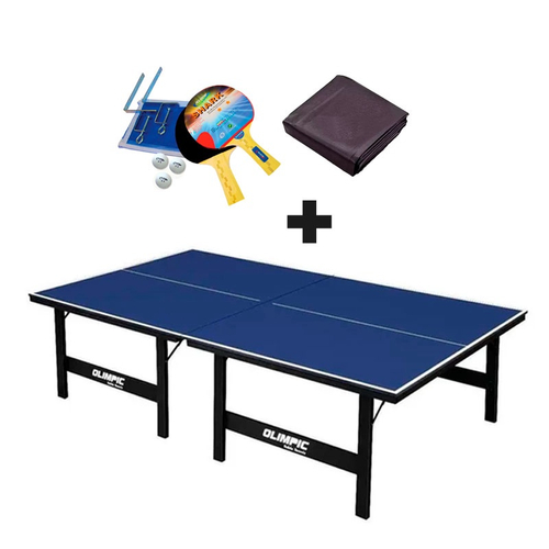 Mesa de Tênis de Mesa Dobrável Ping Pong Olimpic 12mm Klopf