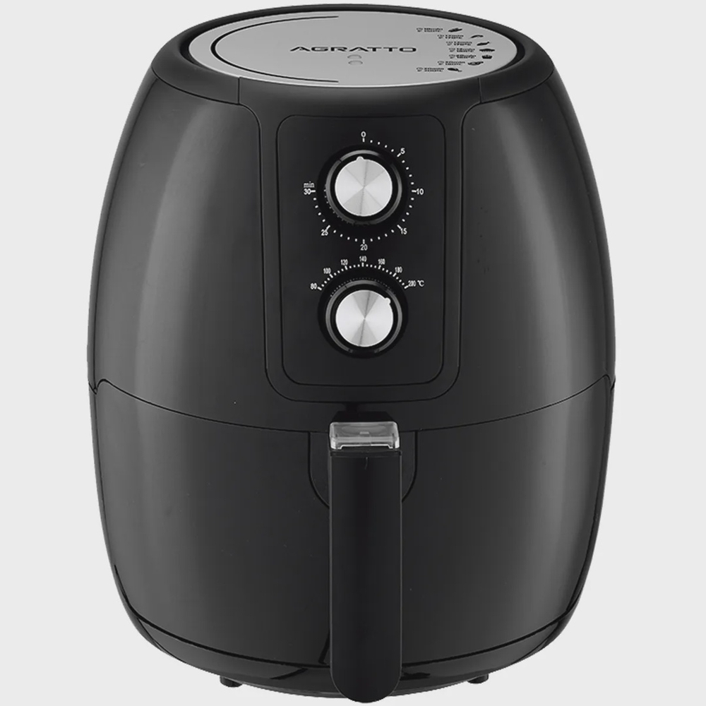 Fritadeira AirFryer Elétrica Sem Óleo Panela 3,6 Litros 1400W Timer ...