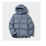 Parka Uniqlo Ultra Light Down Feminina Azul