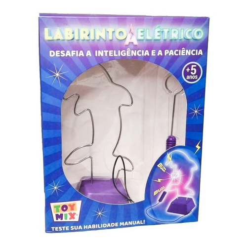 Brinquedo Desafio Do Choque Labirinto Educativo C/ Luz E Som