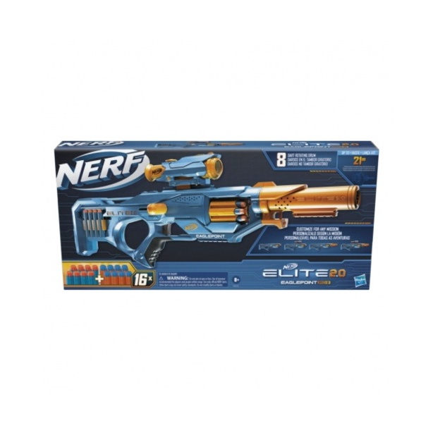 Lançador Nerf Elite 2.0 Eaglepoint Rd-8 Com 16 Dardos -f0424