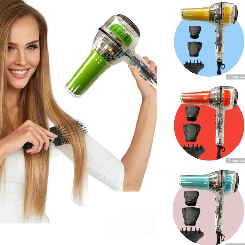 Secador De Cabelo Profissional Iônico 4 Em 1 Turbo 6000w