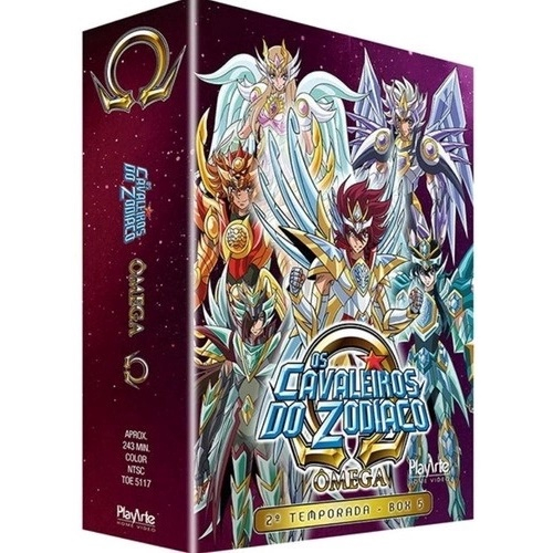 DVD Os Cavaleiros do Zodíaco Ômega: 2º Temporada - BOX 5 - UNBOXING 