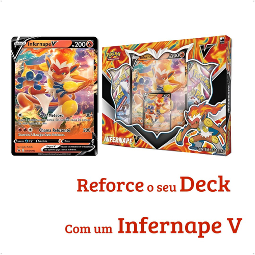 Jogo de Cartas Pokémon Box Mega Copag