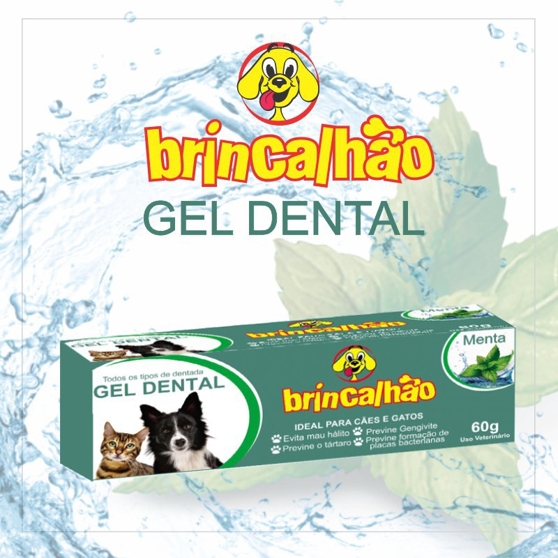 Pasta De Dente Gel Dental Para Pets Caes Gatos T Rtaro Menta Submarino