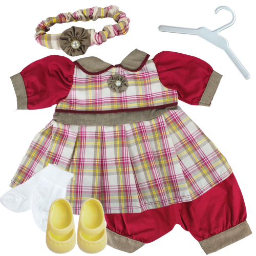 ROUPA Vestido Conjunto para Boneca Tipo Bebê Reborn (BONECA NÃO INCLUSA)