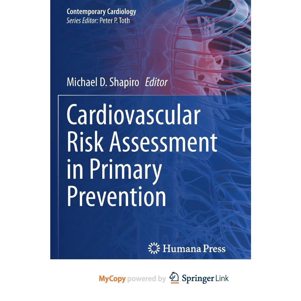 Livro Cardiovascular Risk Assessment In Primary Prevention No Shoptime