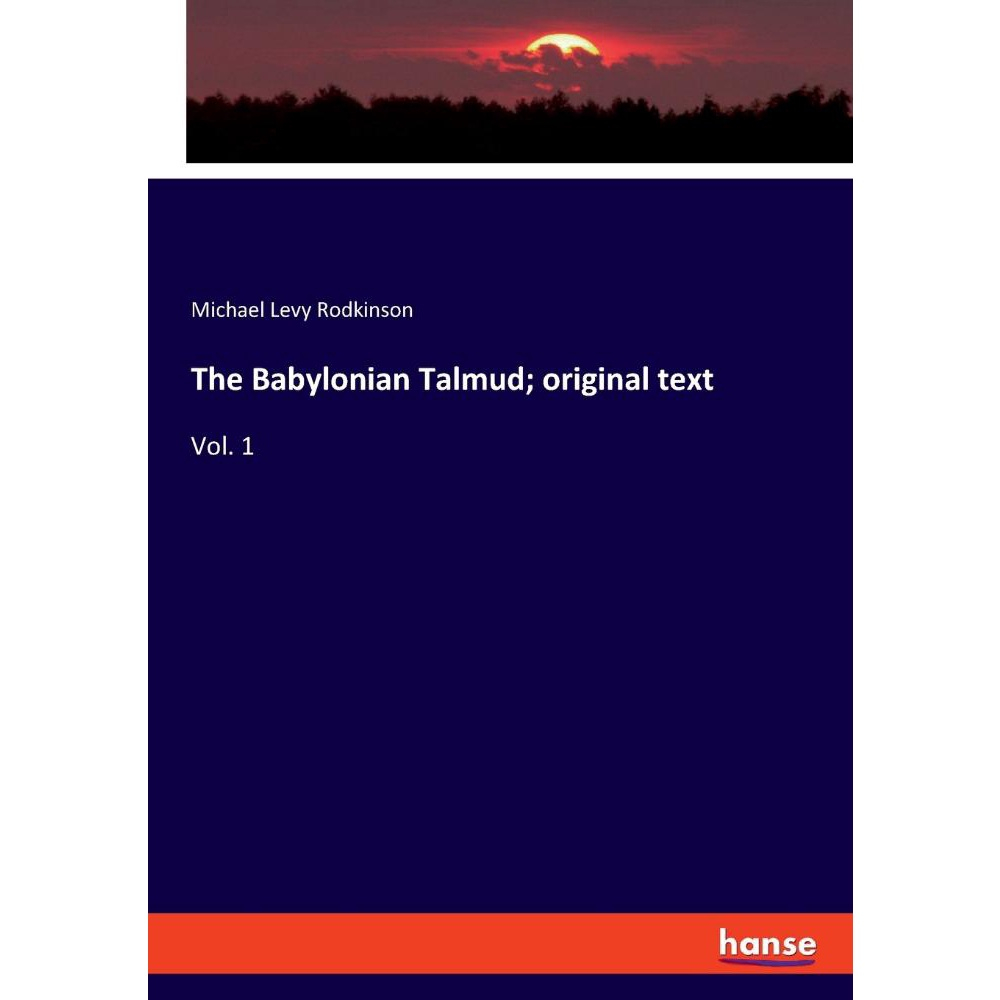 Livro The Babylonian Talmud; Original Text | Submarino