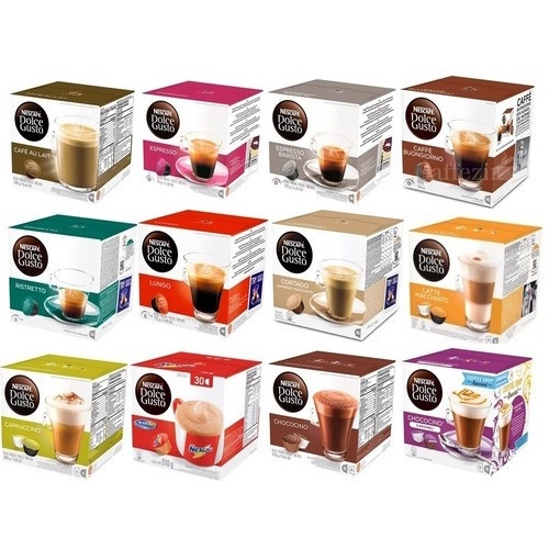 Kit C/60 Capsulas De Café Nescafé Dolce Gusto - 12 Opções na