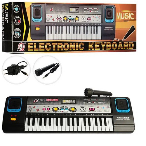 Brinquedo Teclado Infantil com Microfone Musical 24 Musicas