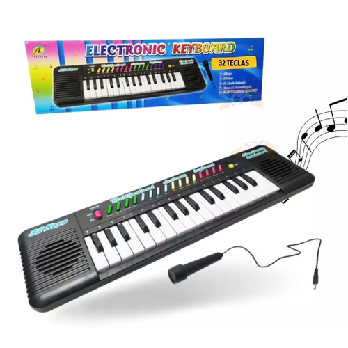 Brinquedo Piano Eletrônico, Teclado de Piano Infantil Atraente Estimulante  da Imaginação Desenho Animado Multifuncional Com Partitura Musical Educação  Infantil de 0 a 3 Anos : : Instrumentos Musicais