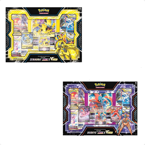 Box Coleção de Batalha Deoxys e Zeraora Vmax e V-Astro