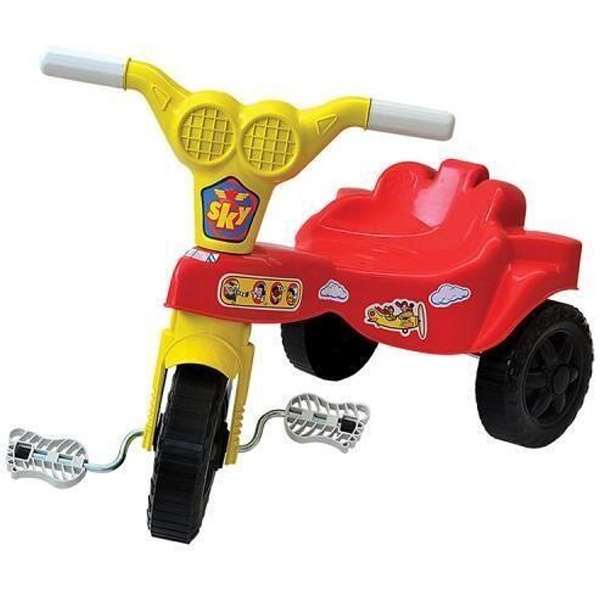 Triciclo Velotrol Infantil Carrinho Caminhao Motoca Cor Vermelho