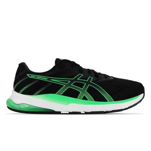 Tenis asics best sale preto e verde