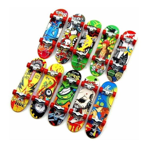 Kit 2 Skate De Dedo Tech Deck Com Obstáculo Cards Brinquedo:Disorder