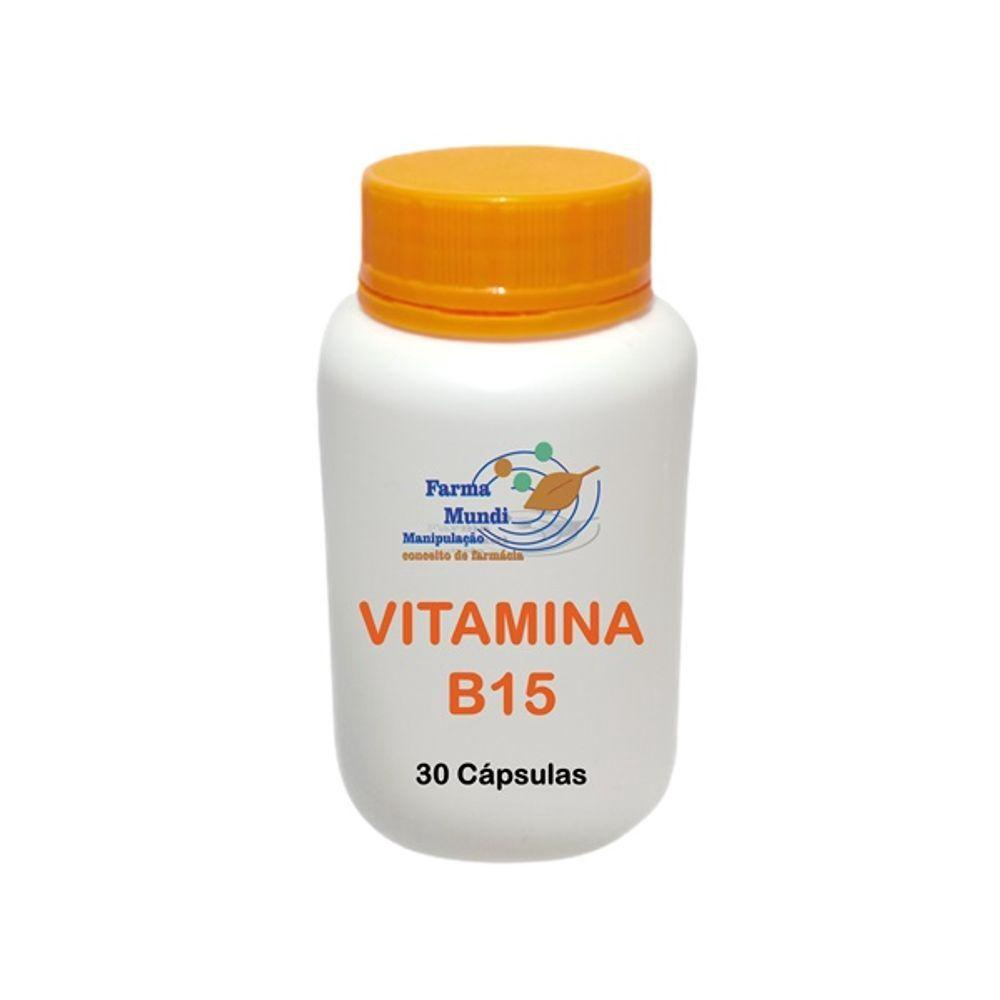 Vitamina B15 100Mg 30 Cápsulas no Shoptime