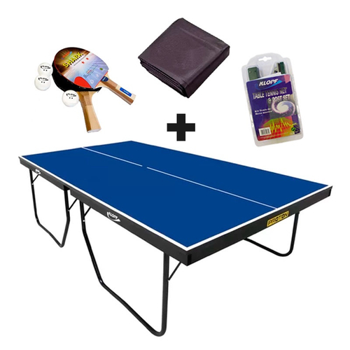 Mesa Ping Pong Klopf 1008 Mdf 25mm + Kit 5055 + Suporte 5034