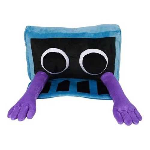 Purple boneco de pelúcia Rainbow friends Roblox