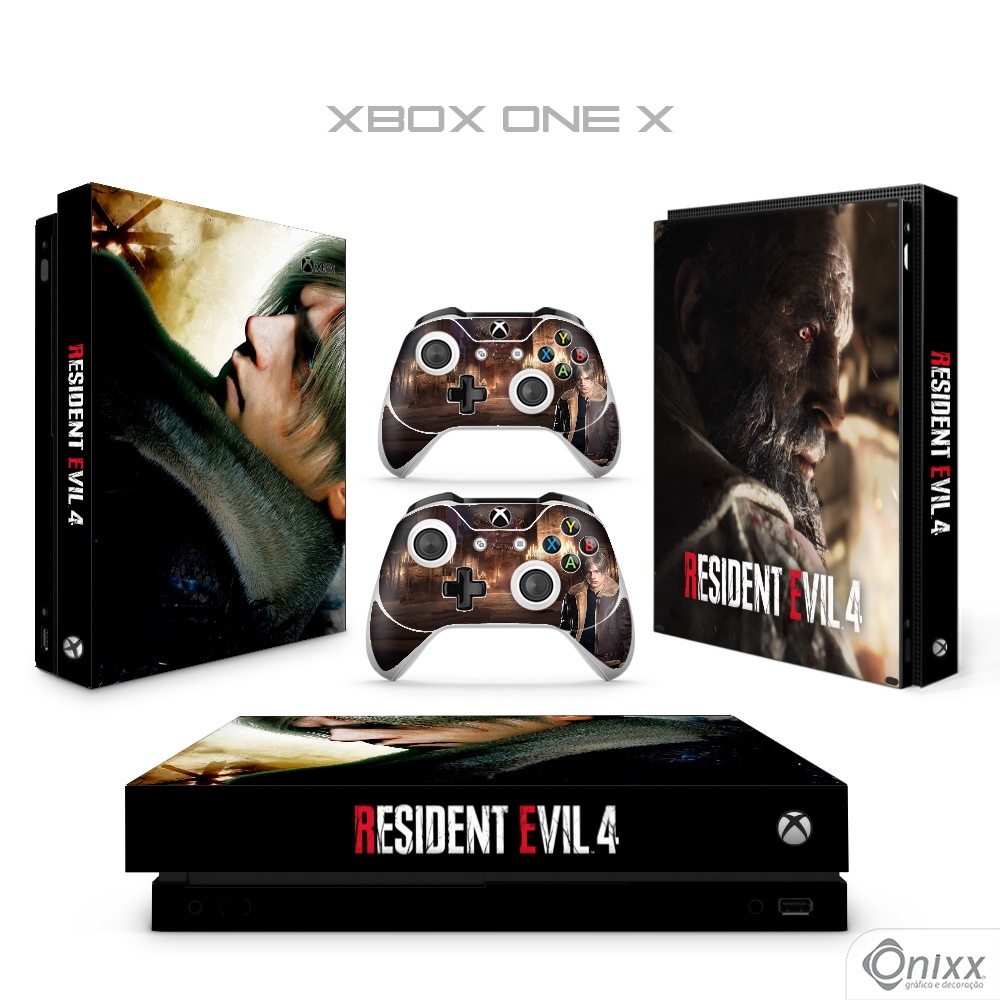 Skin xbox one X Adesiva Resident Evil 4 Remake em Promoção na Americanas