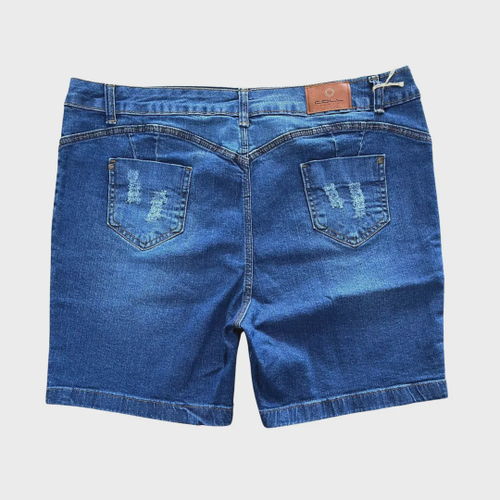 Bermuda jeans feminina online promoção