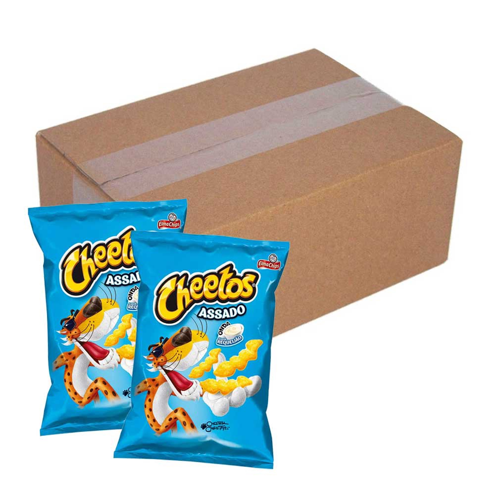 Brasil em Casa jp - Tamanho família 140g Cheetos sabor requeijão