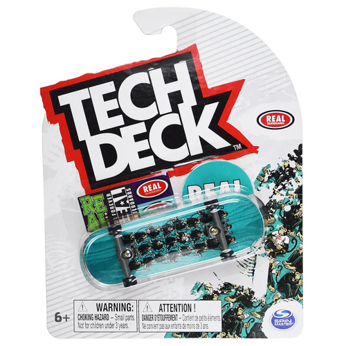 Skate de Dedo c/ 96mm Tech Deck Real Skateboards Sunny em Promoção