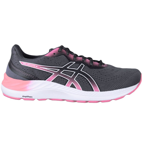 Asics gel on sale cinza e rosa